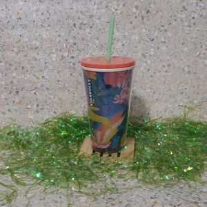 2021 Starbucks 🐰 Easter Blue Glitter Tumbler